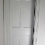 White Timber door