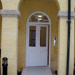 White Timber entrance door