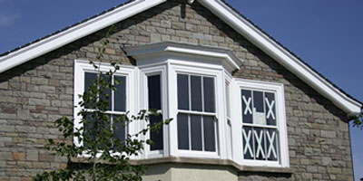 Recently restored timber sash windows
