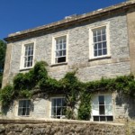 Traditional timber sash window replacement in stone farmhouse