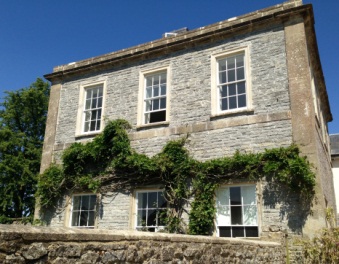 Traditional timber sash window replacement in stone farmhouse