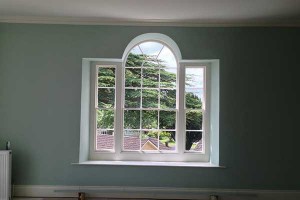 White Timber Sash Window by Wessex Restoration
