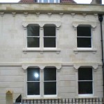 White Timber Sash Window by Wessex Restoration